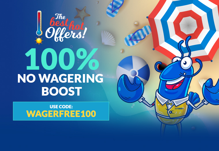 100% no wagering claim now